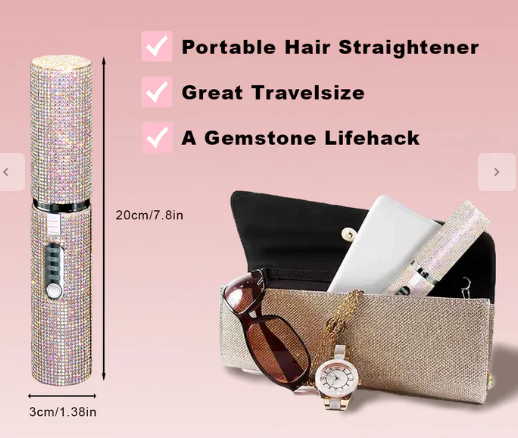 Portable Hair Straightener 💎✨