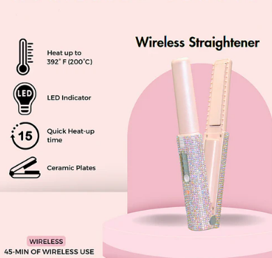 Portable Hair Straightener 💎✨